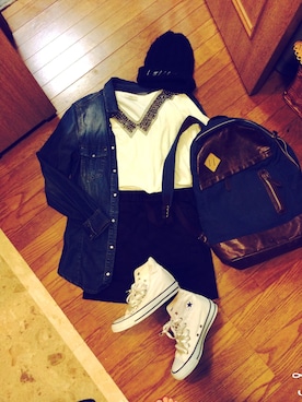 ちほさん（レディース・150cm）の春コーディネート