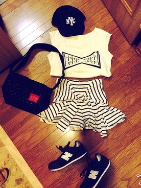 ちほさん（レディース・150cm）の夏コーディネート