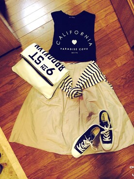 ちほさん（レディース・150cm）の夏コーディネート