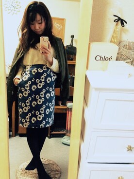 ちほさん（レディース・150cm）の冬コーディネート