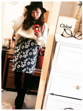 ちほさん（レディース・150cm）の冬コーディネート