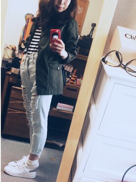 ちほさん（レディース・150cm）の春コーディネート