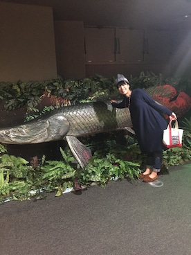 「MANASTASH（マナスタッシュ）のアイテム（帽子）」を使った、kanaさん（レディース・160cm）の秋コーディネート