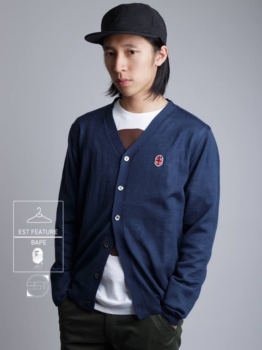 「A BATHING APE、PUBLISH、England」｜「PUBLISHのアイテム（キャップ、ブラック系）」を使った、SunnySashaSunさん（メンズ・175cm）の秋コーディネートの1枚目の写真