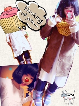 「Crisp」｜EMiさん（レディース・154cm）の冬コーディネート