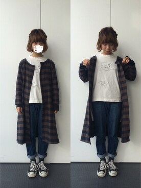 EMiさん（レディース・153cm）の秋コーディネート