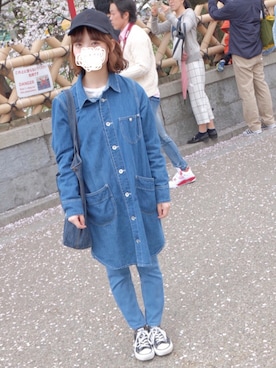 「Right-on（ライトオン）のアイテム」を使った、EMiさん（レディース・153cm）の春コーディネート