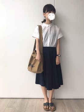 「CASIO」｜「アイテム（その他）」を使った、EMiさん（レディース・153cm）の夏コーディネート