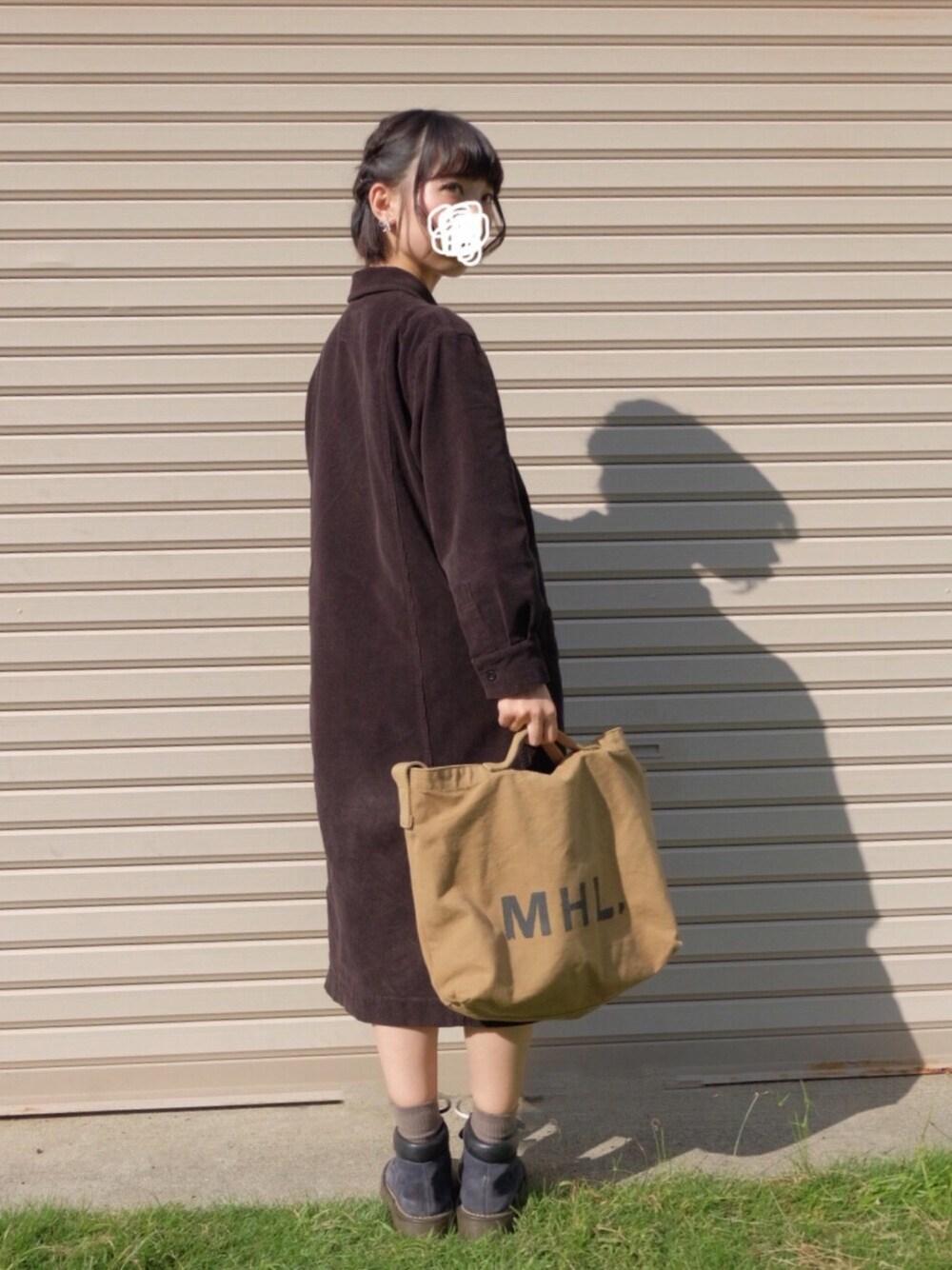 MHL.（エムエイチエル）の「GARMENT DYE CORDUROY（ワンピース）」 - WEAR
