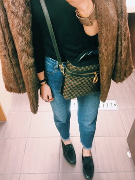 ゆうこさん（レディース・160cm）の冬コーディネート