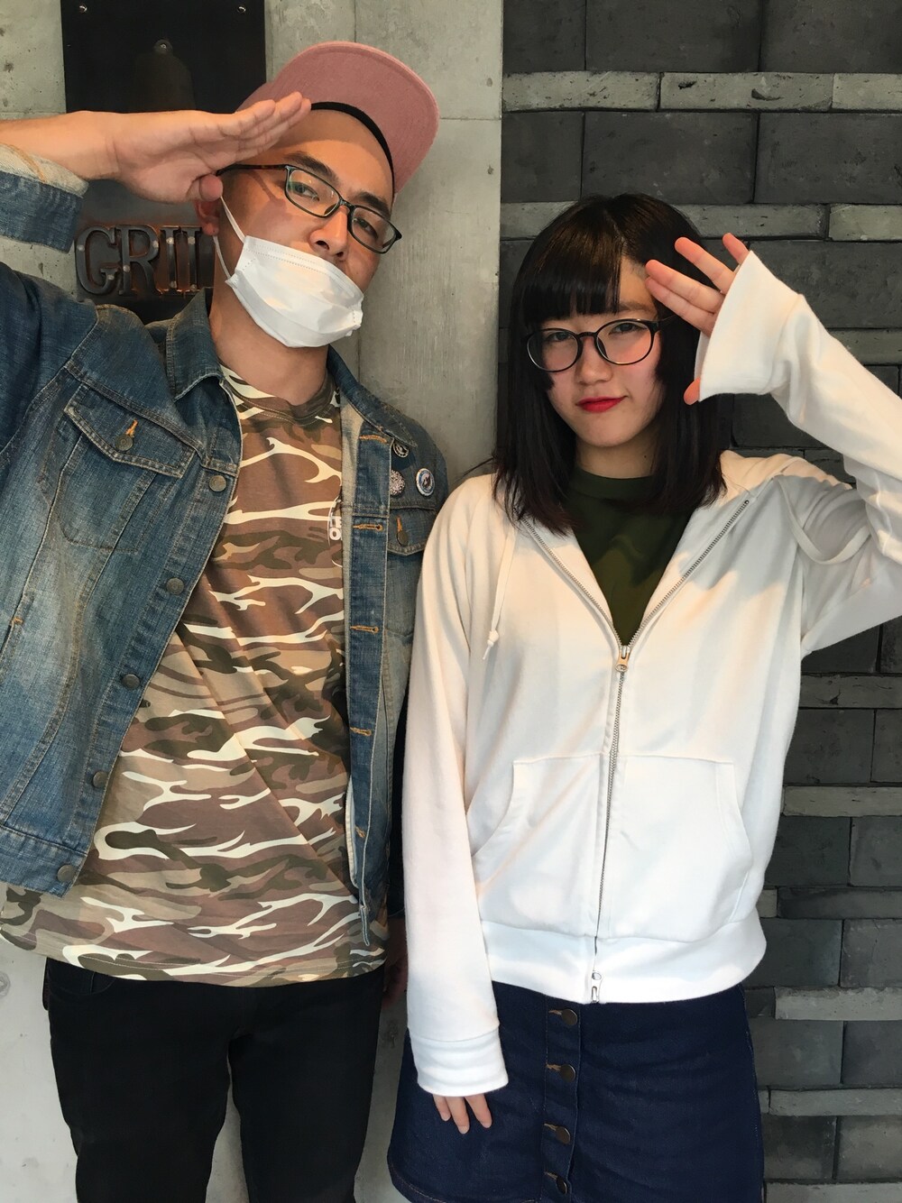 「メガネかわいすぎ問題のアイテム（メガネ、グリーン系）」を使った、クリスさん（メンズ・175cm）の冬コーディネートの1枚目の写真