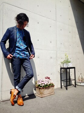 後藤友弘さん（メンズ・177cm）の春コーディネート