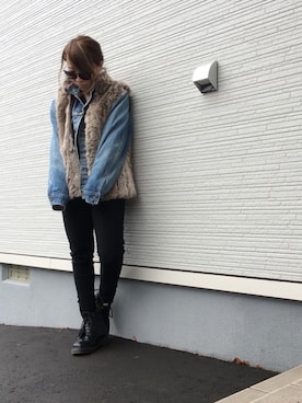 Satomi.Kさん（レディース・147cm）の秋コーディネート