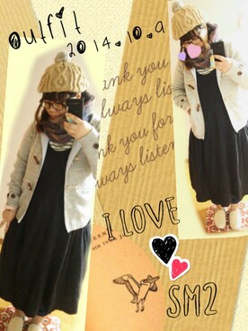 ゆーき。とuni．さんのコーディネート