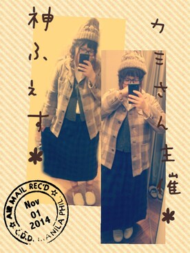 「アイテム（福袋/福箱）」を使った、ゆーき。とuni．さん（レディース・155cm・20代）の秋コーディネート