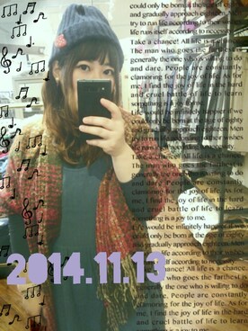 「アイテム（福袋/福箱）」を使った、ゆーき。とuni．さん（レディース・155cm・20代）の秋コーディネート