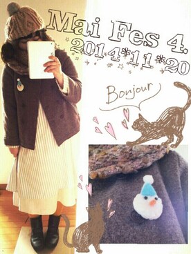 ゆーき。とuni．さんのコーディネート