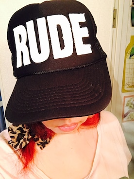 「RUDE GALLERY（ルードギャラリー）のアイテム」を使った、rei69696969さん（レディース・154cm）の秋コーディネート