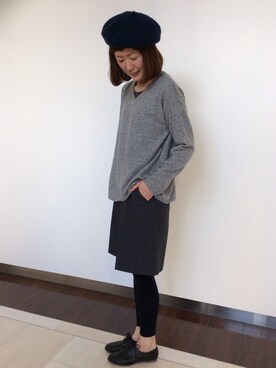 sakuさん（レディース・164cm）の冬コーディネート