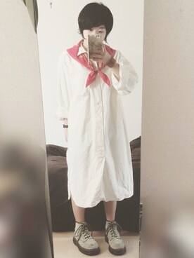 「アイテム（バングル/リストバンド）」を使った、tomさん（レディース・156cm・10代）の夏コーディネート