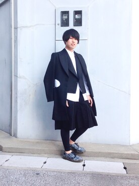 COMME des GARCONS HOMME PLUSのチェスターコートを使った人気