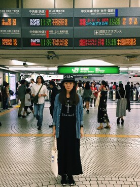 「harajuku」｜「アイテム（ワンピース/ドレス）」を使った、Kiannbooさん（レディース・163cm）の秋コーディネート