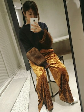 MATSUDAさん（レディース・156cm）の冬コーディネート