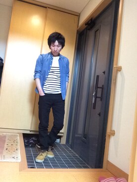 「imp.（インプ）のアイテム」を使った、Shota さん（メンズ・175cm）の春コーディネート