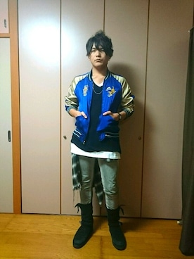 「アイテム（その他アウター）」を使った、優さん（メンズ・172cm・20代）の冬コーディネート