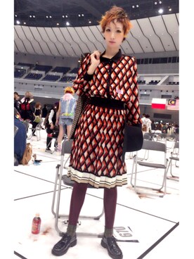 レトロモダンワンピース を使った人気ファッションコーディネート Wear