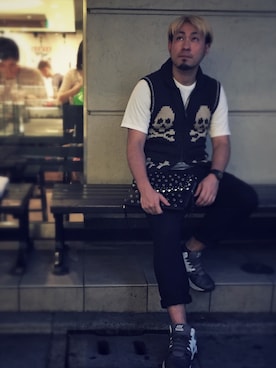 「TOMMY（トミー）のアイテム（その他パンツ）」を使った、飛太@GrisVAGOさん（メンズ・175cm）の秋コーディネート