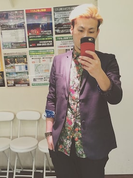 「THE TEST（ザ テスト）のアイテム（ジャケット/アウター）」を使った、飛太@GrisVAGOさん（メンズ・175cm）の春コーディネート