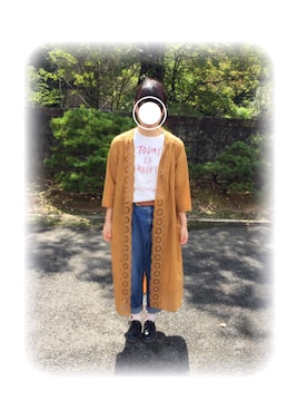 「青文字系」｜「アイテム（ジャケット/アウター）」を使った、みう。さん（レディース・154cm）の秋コーディネート