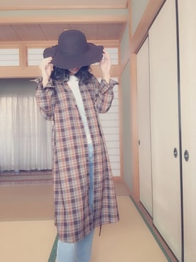 「satisfaction accessory（サティスファクションアクセサリー）のアイテム」を使った、saさん（レディース・165cm）の秋コーディネート