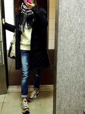 Mackintosh Grange キルティングコートを使った人気ファッションコーディネート Wear