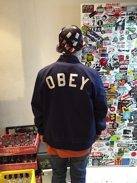 「BLACK SCALE（ブラックスケール）のアイテム（帽子）」を使った、giiさん（メンズ・170cm）の春コーディネート