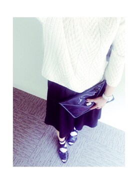 「TSURU（ツル）のアイテム（バッグ）」を使った、MMNさん（レディース・165cm）の夏コーディネート