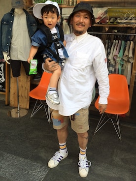 「原宿」｜「アイテム（福袋/福箱）」を使った、Taigaboyさん（キッズ・80cm）の春コーディネート