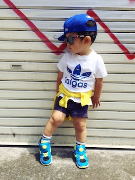 Taigaboyさん（キッズ・90cm）の春コーディネート