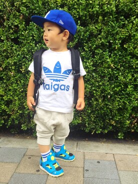 Taigaboyさん（キッズ・90cm）の夏コーディネート