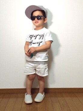 Taigaboyさん（キッズ・90cm）の夏コーディネート