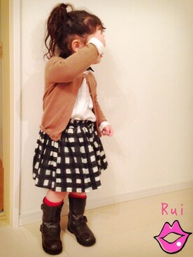 R♡さん(キッズ・90cm)の冬コーディネート