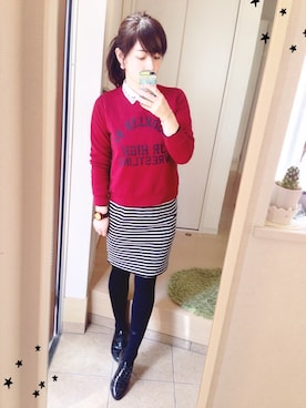 R♡さん（レディース・158cm）の冬コーディネート