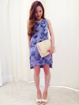 「DRWCYS（ドロシーズ）のアイテム（チュニック）」を使った、reyさん（レディース・147cm）の夏コーディネート