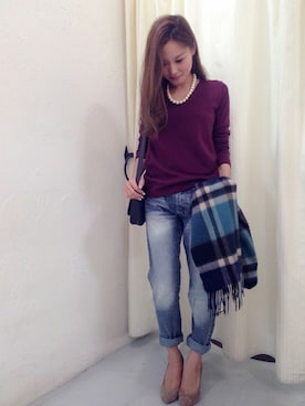 reyさん（レディース・147cm）の秋コーディネート