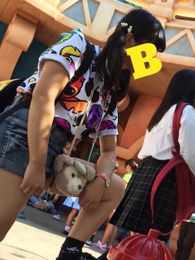 「アイテム（アナログ腕時計、ピンク系）」を使った、mさん（レディース・148cm）の秋コーディネート