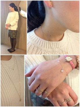 「アイテム（チャーム）」を使った、MS_88さん（レディース・163cm）の冬コーディネート