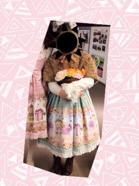 「BABY, THE STARS SHINE BRIGHT」｜「アイテム（その他アウター）」を使った、🍈もこ🍈さん（レディース・150cm）の秋コーディネート