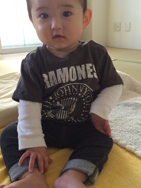 「UNIQLOコーデ」｜gentoさん（キッズ・70cm）の春コーディネート