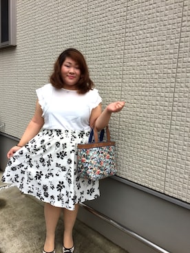 「サマンサタバサ」｜naoko matsumuraさん（レディース・169cm・10代）の夏コーディネート